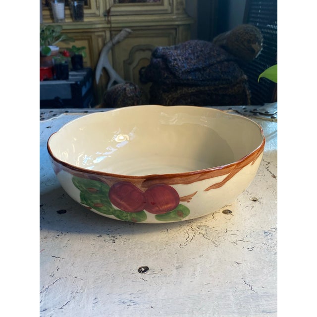 1980s Franciscan Apple Serving Bowl, Usa For Sale - Image 9 of 11