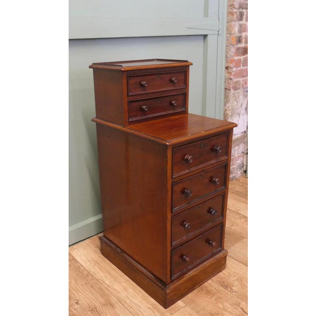 A very neat Front of House Reception Greeter, the Desk top is split height, the top level having a small gallery, there is...