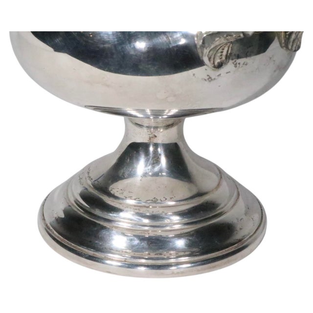 Silver Mid 20th Century Silver Plated Champagne Bucket Wine Cooler For Sale - Image 8 of 14
