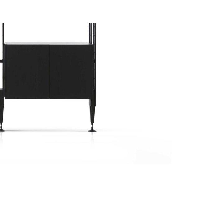 Not Yet Made - Made To Order Modular Bookcase in Black Stained Ask by Franco Albini for Cassina For Sale - Image 5 of 11