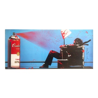 Mr. Brainwash Limited Release Original Pop Art Lithograph Print Poster "Tomato Spray" For Sale