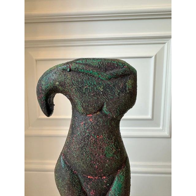 Georges Braque Vintage Brutalist Female Torso Sculpture For Sale - Image 4 of 17