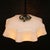 French white opaline glass pendant lights 2 meter black cotton flex E27 / E26 Up to 250V (Europe/UK Standard).The wiring...