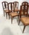 Art Deco Table and Chairs in Walnut, 1930s, Set of 7 For Sale - Image 6 of 18
