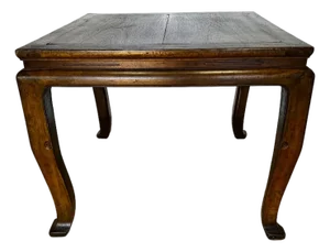 Antique Ming Style Eight Immortals Table With Cabriole Legs