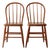 Vintage Windsor Bow Back Chairs Pair For Sale