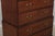 Brown Antique 19th Century Chippendale Style Mahogany Chest on Chest For Sale - Image 8 of 12