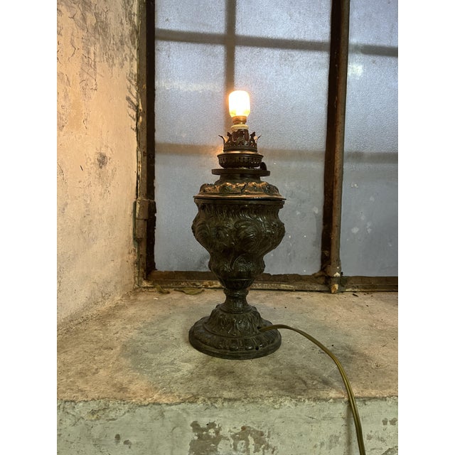 Antique Italian Table Lamp, 1890s For Sale - Image 4 of 11