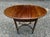 Mid 19th Century Antique Mahogany Oval Pembroke Table, 1860 For Sale - Image 5 of 11