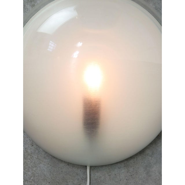 Cream Mid-Century Modern Demi Sconce by Gio Ponti for Guzzini, 1970s For Sale - Image 8 of 12