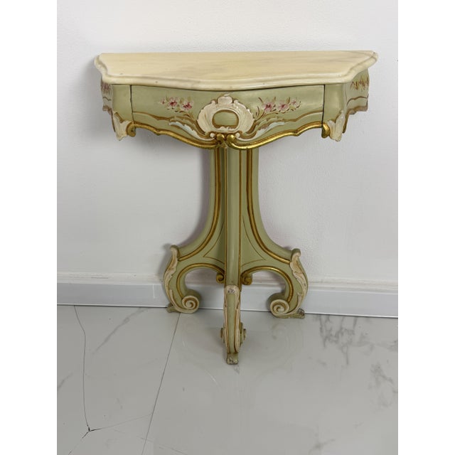 Venetian Bedside Tables with and Mirrors, 1960s, Set of 4 For Sale - Image 4 of 13