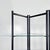 Metal Modern Italian Black Metal and Tempered Glass Bookcase, 1990s For Sale - Image 7 of 18