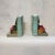 Vintage Floral Chalkware Bookends, Newly Restored- Set of 2 For Sale - Image 9 of 12