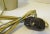 Metal 1970's Textured Brass Table Lamp Attributed to Tony Paul for Laurel Lamp Co For Sale - Image 7 of 8