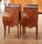 Pair of Early 20th Century French Louis XV Bombé Mahogany Bedside Tables For Sale - Image 13 of 16