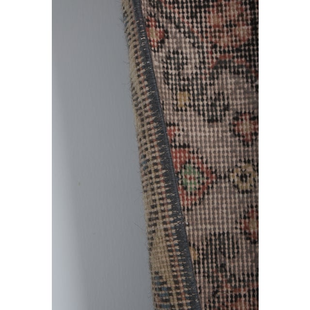 1960s Hand-Knotted Anatolian Konya Runner - Stair Carpet 23'7' X 12'5'' For Sale - Image 10 of 12