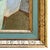 2020s Contemporary Abstract Oil Painting in Vintage Painted Blue Frame For Sale - Image 5 of 6