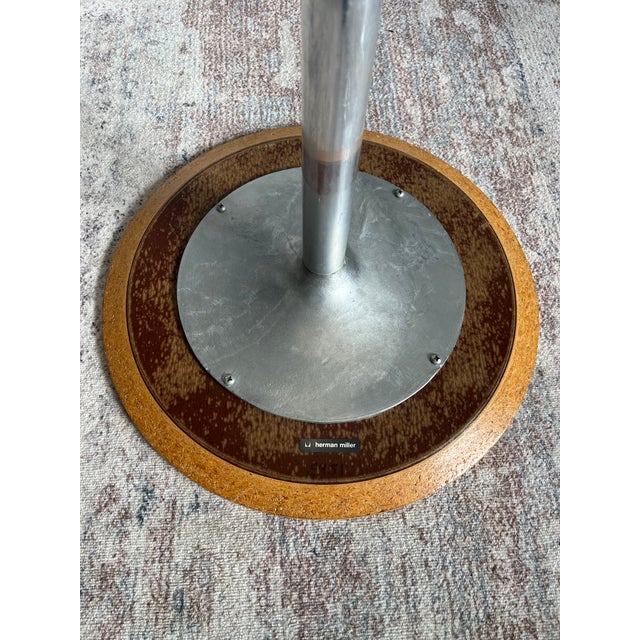 Mid 20th Century Mid-Century "Pedestal" Side Table, George Nelson for Herman Miller, White Laminate For Sale - Image 5 of 5