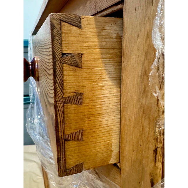 English Pine Wood Hutch (Circa 1870) For Sale In Palm Springs - Image 6 of 8