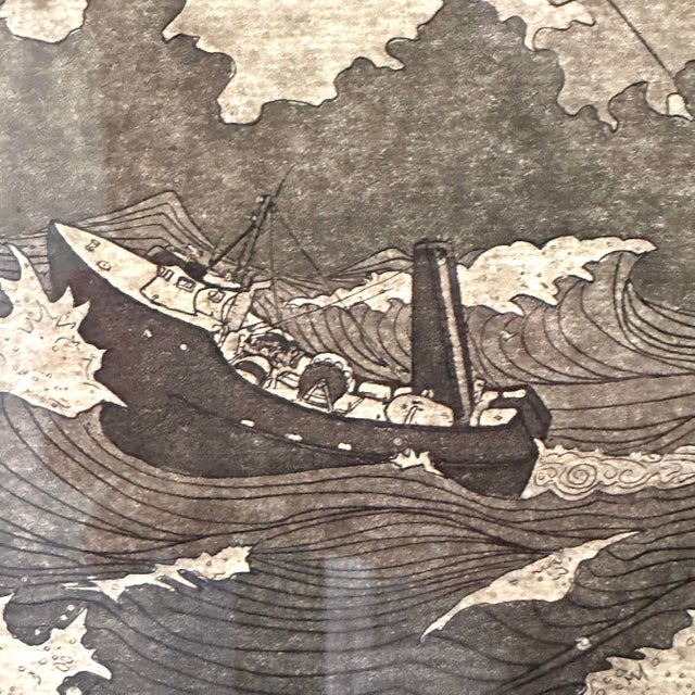 1999 “Endurance” Intaglio Etching Signed and Numbered by Matthew Smith For Sale In Los Angeles - Image 6 of 11