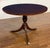 Brown 42” Diameter Georgian Style Round Accent Table by Leighton Hall - Showroom Sample For Sale - Image 8 of 9