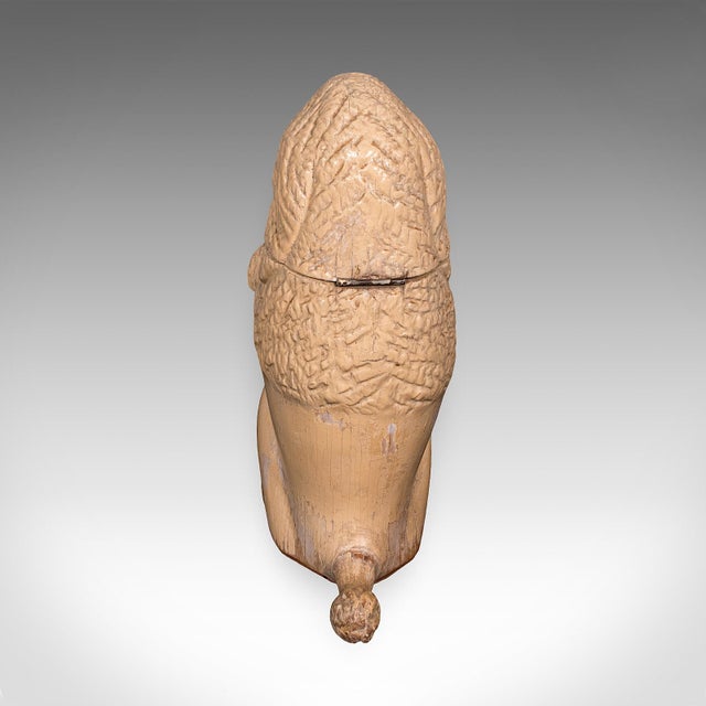 Antique Poodle Tobacco Jar, English, Fruitwood, Dog, Treen, Figural, Edwardian For Sale - Image 6 of 12