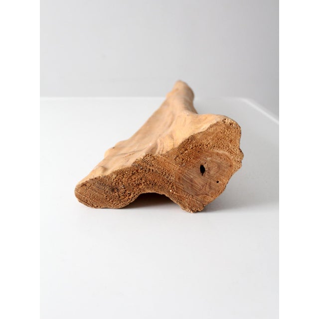 Natural Sculptural Wood Form For Sale - Image 11 of 11