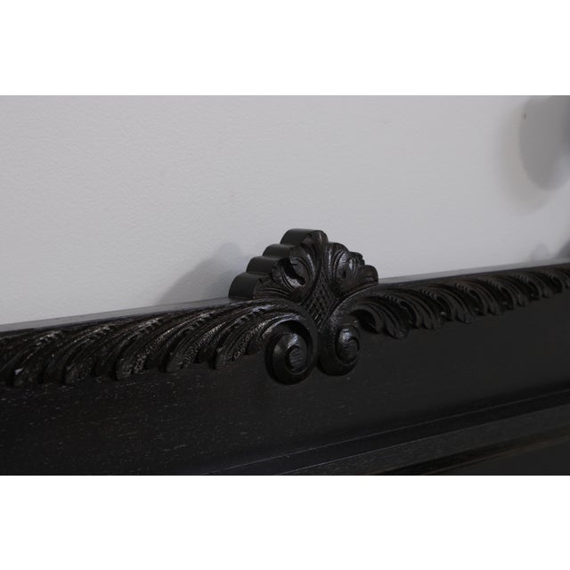 Ralph Lauren King Size Black Plantation Poster Bed For Sale - Image 9 of 16