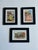 Antique Spanish Embroidered Postcards Framed - Set of 3 For Sale In Miami - Image 6 of 8