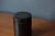 Vintage Black Leather Organizing Cylinder Storage Container Bins, Italy 1970's For Sale - Image 9 of 12