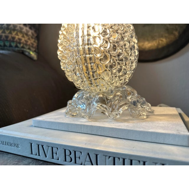 Art Deco Murano Glass Table Lamp by Ercole Barovier, 1920s For Sale - Image 6 of 18
