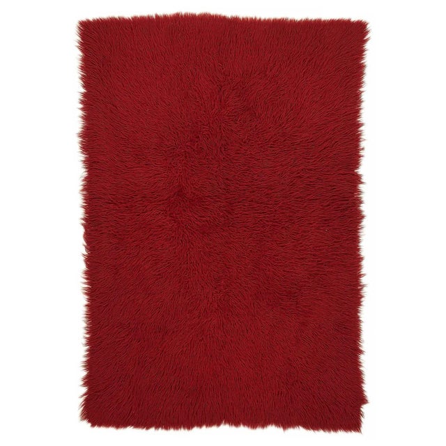 Textile Vintage Tulu Rug in Cotton & Wool For Sale - Image 7 of 7