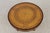 1990s Maitland Smith Round Mahogany Leather Top Center Table For Sale - Image 5 of 17