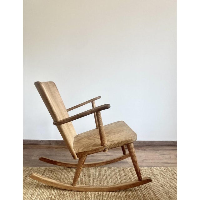 Model 510 Rocking Chair by Göran Malmvall for Karl Andersson & Sons, Sweden, 1940s For Sale - Image 6 of 14