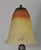 Pair of 1920s French Darboy & Daum Art Deco Orange & Yellow Glass Wrought Iron Table Lamps For Sale - Image 9 of 13