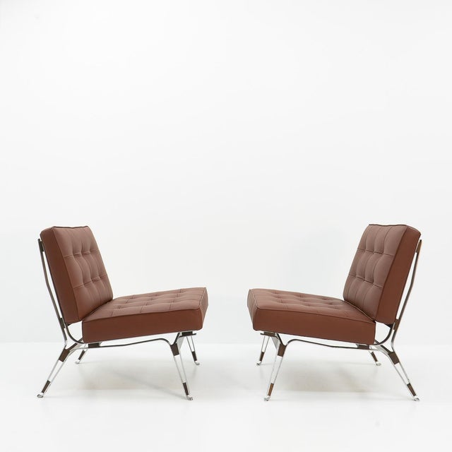 Mid-Century Modern 856 Lounge Chairs by Ico & Luisa Parisi for Cassina, 1950s, Set of 2 For Sale - Image 3 of 18
