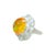 Early 21st Century 7.41 Carat Mexican Fire Opal Diamond Platinum Double Halo Ring, Size 6 For Sale - Image 5 of 6