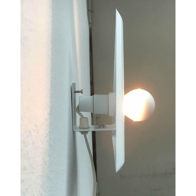 Mid-Century Modern Danish Metal Type 556 White Harlekin Sconces from Horn, 1960s, Set of 2 For Sale - Image 6 of 18