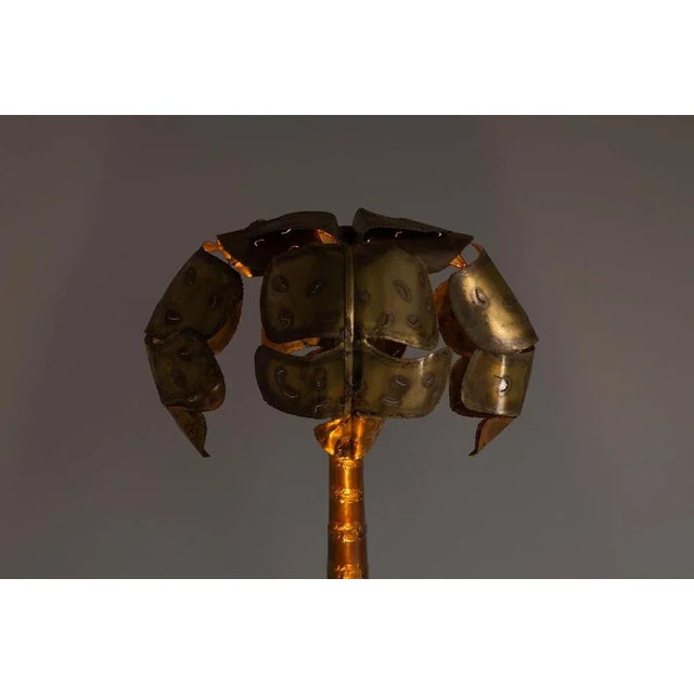 Palm Tree Floor Lamp in the style of Maison Jansen, 1970s For Sale - Image 14 of 18