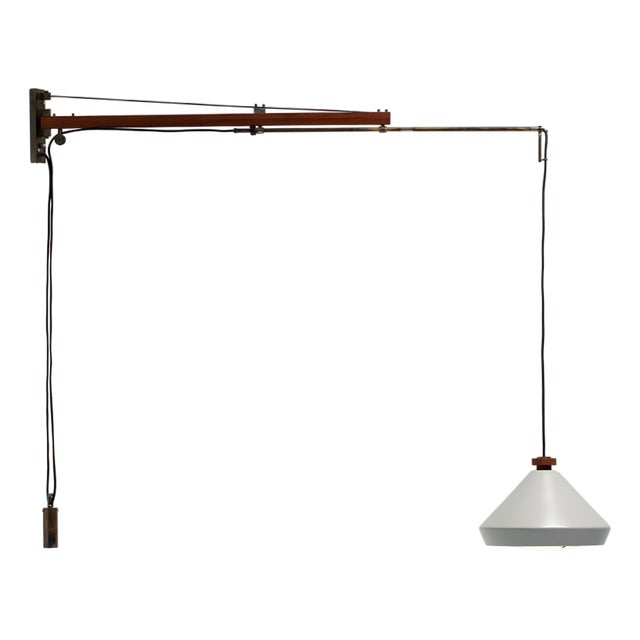 177A Wall Lamp by Tito Agnoli for O-Luce, 1957 For Sale