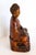 Late 20th Century LRG 16" Hand-Carved Hardwood Meditative Buddha Statue For Sale - Image 5 of 11