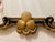 Vintage Hollywood Regency Black & Gold Gilt Wall Mirror For Sale - Image 12 of 12