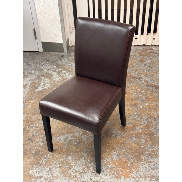 Crate & Barrel Lowe Dining Side Chairs, Set of Five For Sale - Image 11 of 12