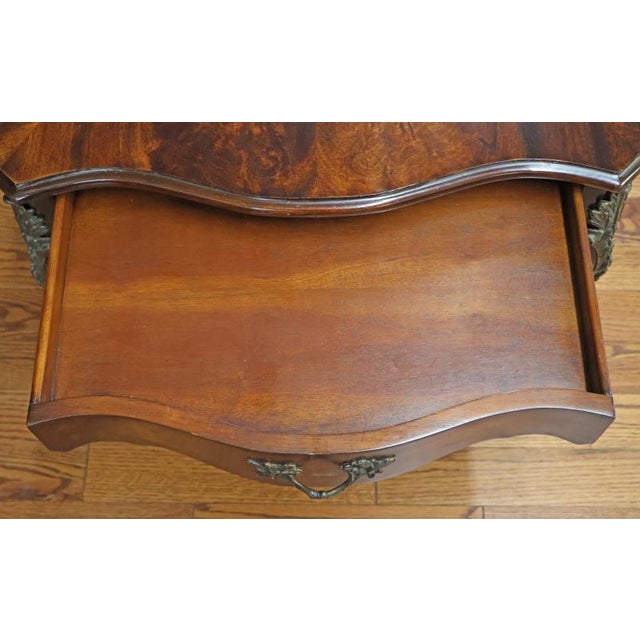 Theodore Alexander Mahogany French Style Cocktail Coffee Table For Sale - Image 11 of 13