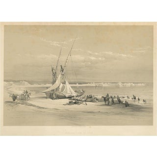 After D. Roberts, A View of Tyre, Lebanon, 1845, Print For Sale