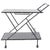 Modern Italian Black Faux-Bamboo Rolling Bar Cart For Sale - Image 13 of 13