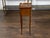 French, 1900s, Walnut Side Table with Carved Tray Top and Four Small Drawers For Sale - Image 11 of 12