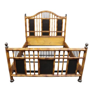 Baker Milling Road Queen Bamboo Bed For Sale