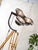 Mid-Century Modern Black Hospital 3-Way Floor Lamp on Wooden Tripod, 2000s For Sale - Image 3 of 18