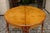 Brown Pair of French Maple Demilune Tables with Turned Legs from the 1840s For Sale - Image 8 of 10